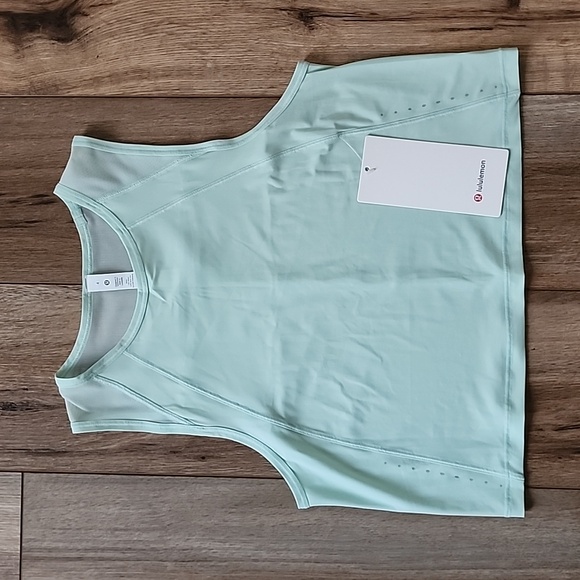 lululemon athletica Tops - Lululemon Sculpt Cropped Tank Top, 4, Delicate Mint, Classic Fit, Cropped, NWT